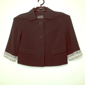 Rena Lange cropped women’s blazer jacket sz 36/6